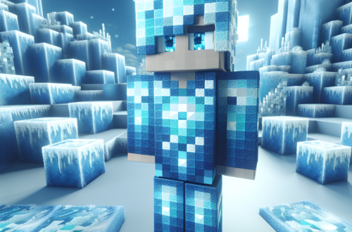 Frost Diamond Skins in Minecraft: An Icy Aesthetic for Your Avatar
